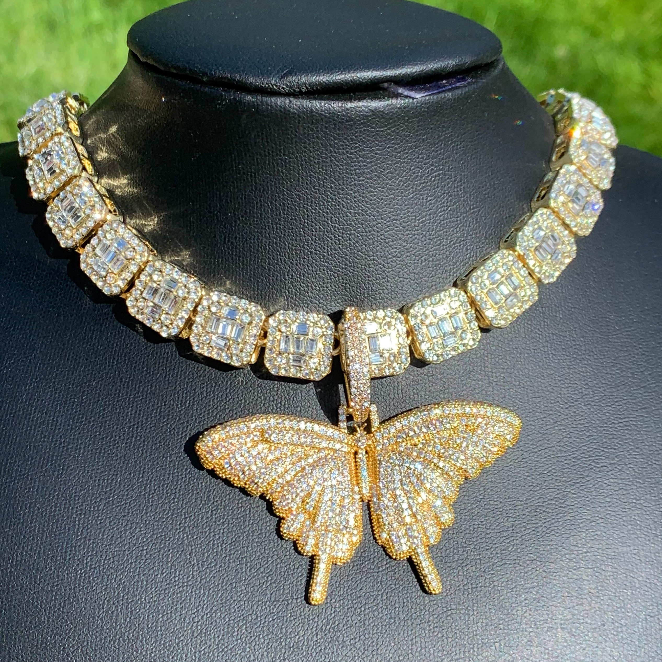 Butterfly Necklace Butterfly Choker 