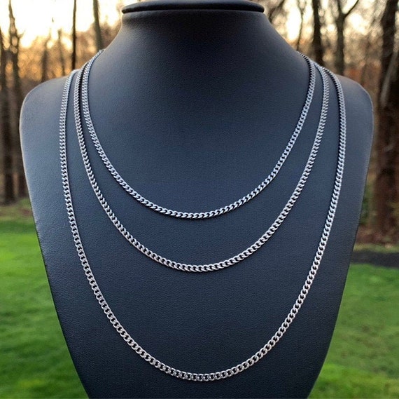 3mm Micro Cuban Chain Cuban Link Chain 