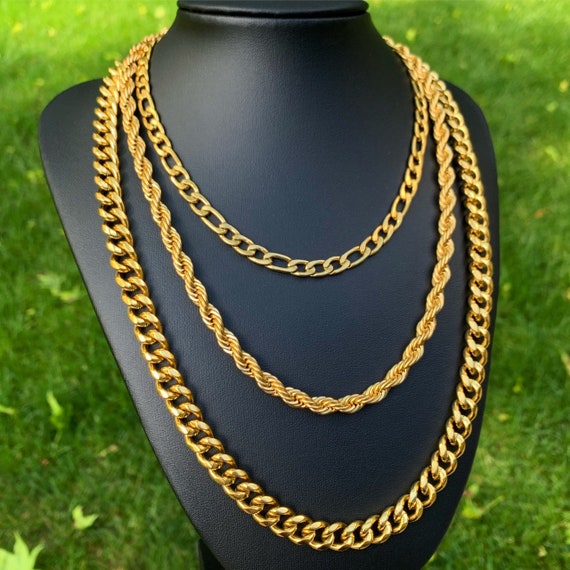 Cuban Link Chain / Rope Chain / Figaro 