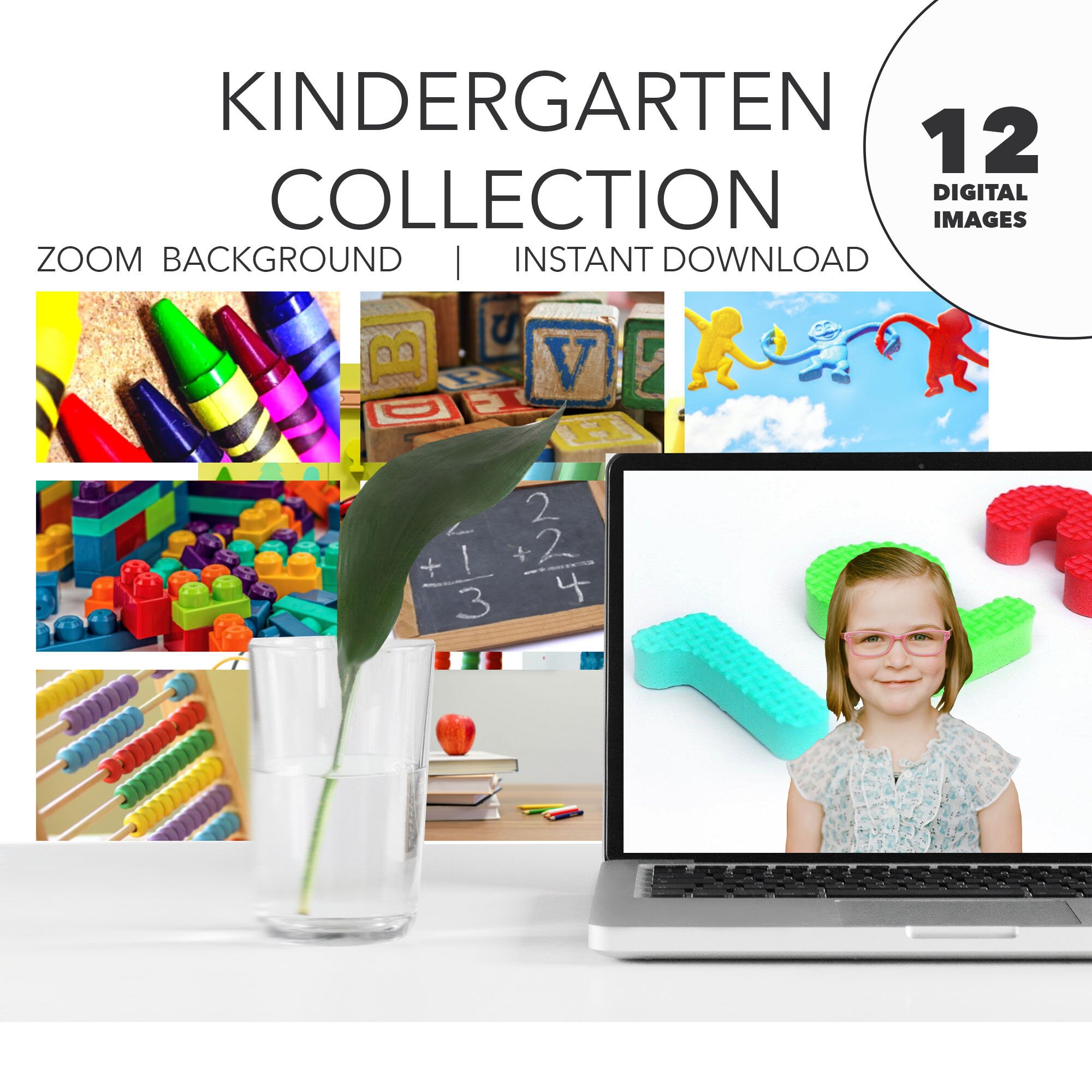 Zoom Background, Kindergarten Collection, Student Teacher Classroom