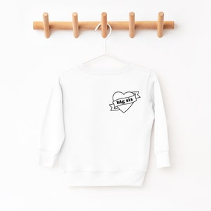 Big sister sweater, toddler hoodie, Sibling announcement, toddler sweatshirt, toddler sweater, New sister shirt, Sister announcement