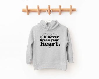 Ill never break you heart, Backstreet boys gift, gift for millennial mom, boyband tshirt, 90s graphic, Gift from auntie, Fun gift toddler