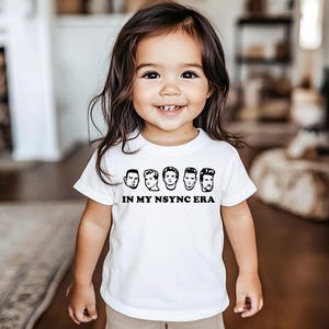 nsync shirt for kids, in my nsync era, nsync shirt, nsync tshirt, nsync kids shirt, baby shirt, babyshower gift, kids tshirt