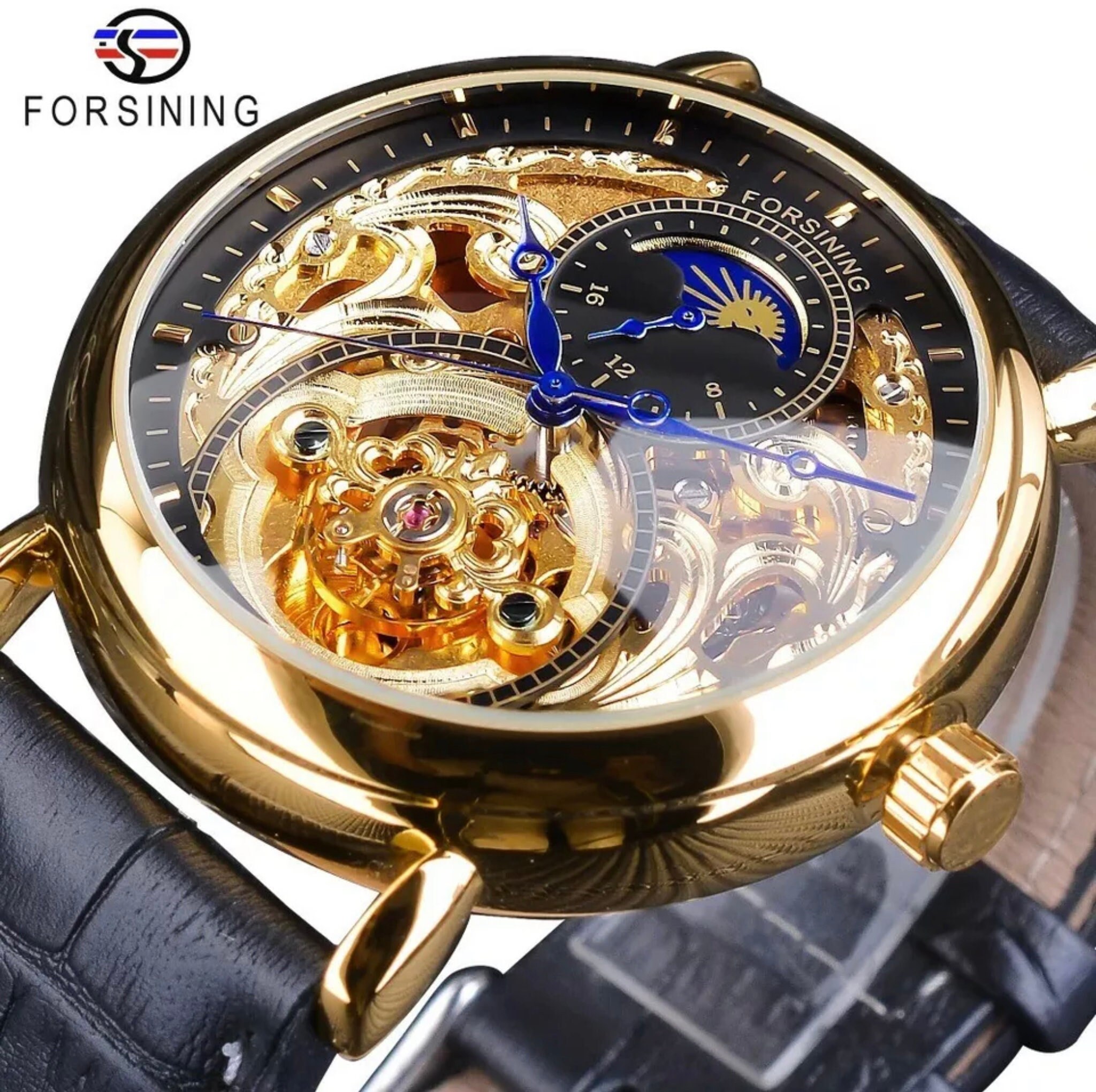 Forsining Tourbillion Fashion Montre Automatique Mécanique - Temu Canada