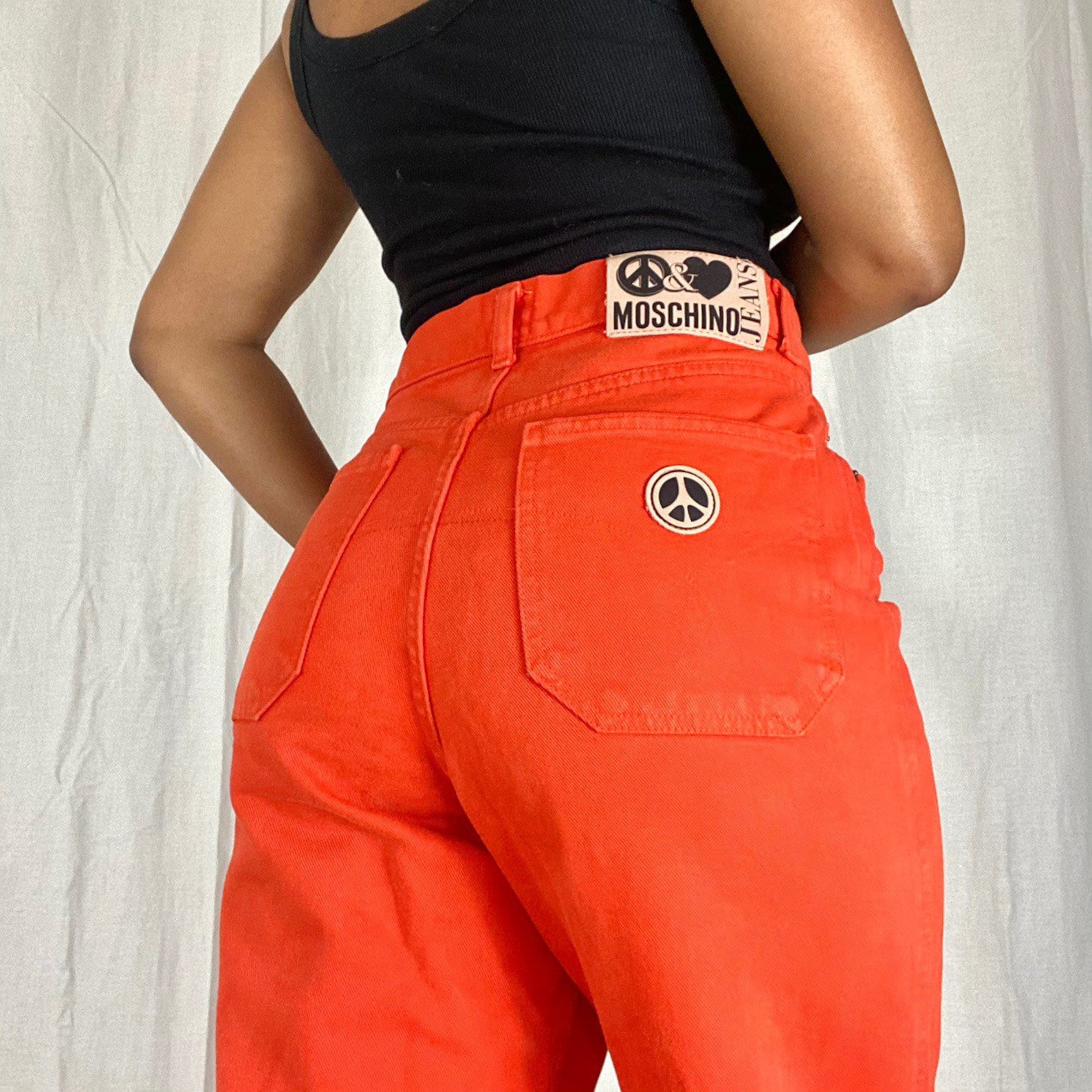 Vintage Moschino high waisted jeans Etsy