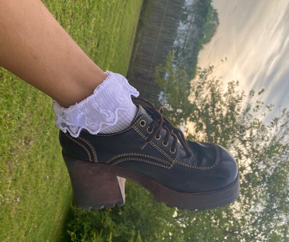 vintage 90s platform chunky boots