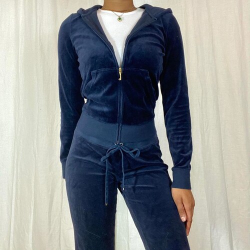 Dark blue juicy couture tracksuit Clearance