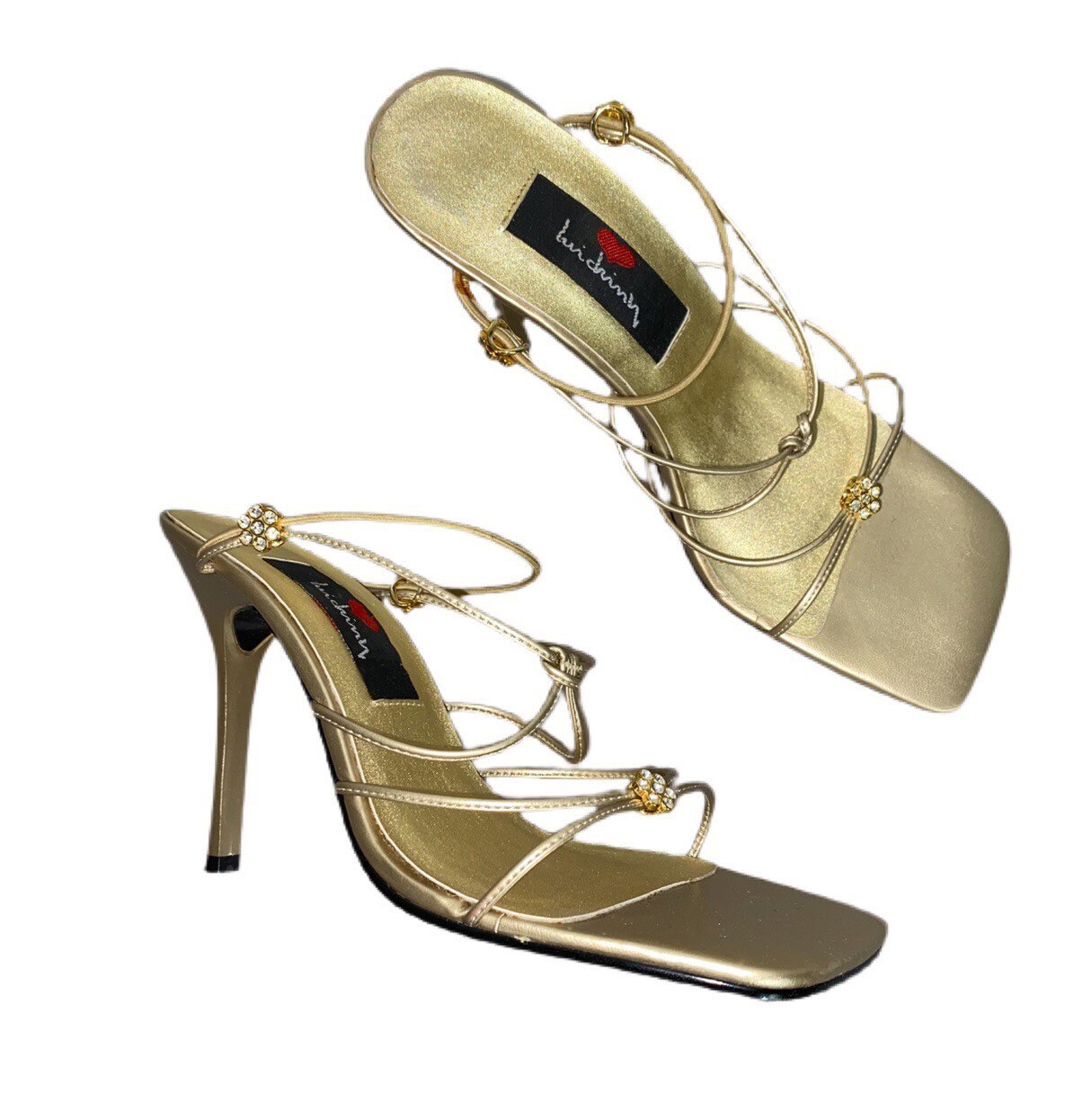 Vintage Luichiny 90s Strappy Heels US6 