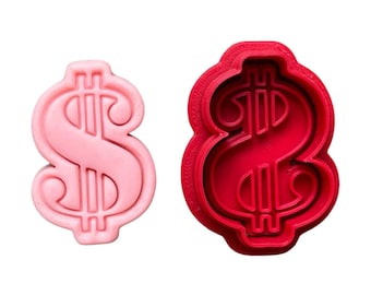 Dollar sign Cookie Cutter Stamp US Dollar Money Theme
