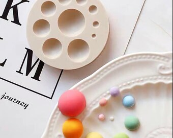 Sphere mould pearl hemisphere sugar craft cake decor half circle