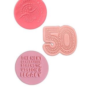 NAIDOC week debosser cookie raised stamp Aboriginal First Nations 50 years anniversary