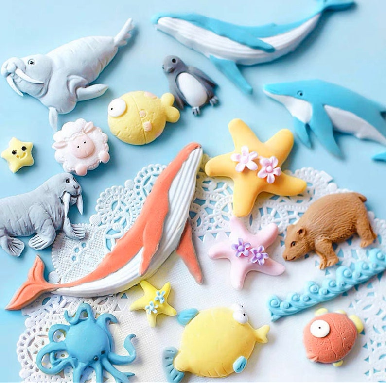 Whale Silicone Wave Ocean Cookie Cake Mould Fondant Sugar Craft - Etsy ...