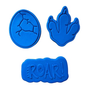 Dinosaurs foot print cookie cutter Roar dino egg stamp
