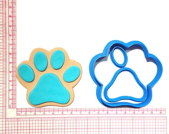 Set di formine per biscotti a forma di zampa di cane leone animale. Set di formine per fondente