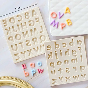 Small Letters Silicone Mold | Lower Case Characters Mold | Mini Alphabet  Mould | UV Resin Craft Supplies (3mm)