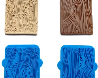 Wooden Texture cookie stamp Woodgrain clay stamp Wood Pattern fondant embosser