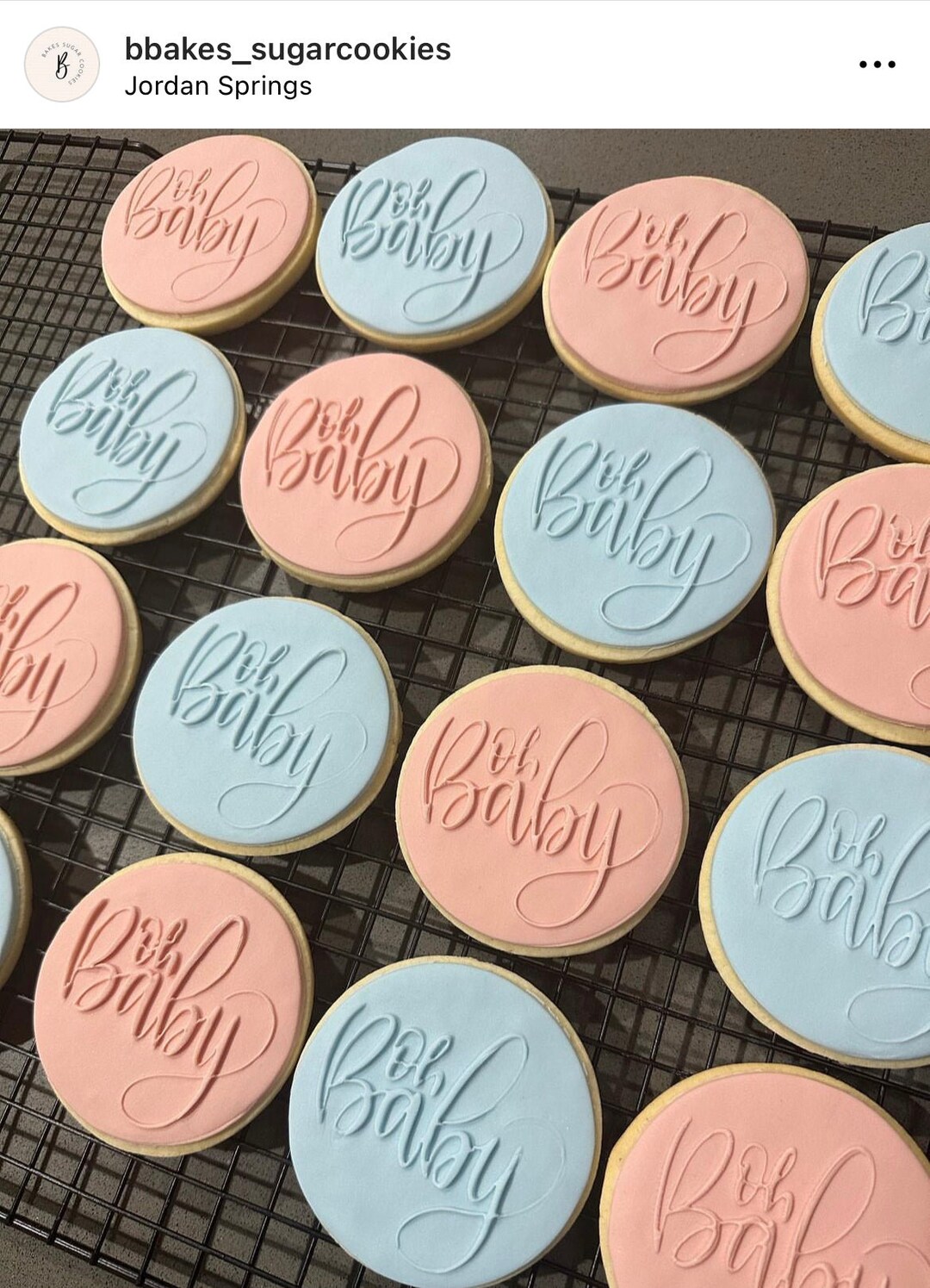 Oh Baby Cookie Stamp Debosser Raised Fondant Baby Shower Etsy