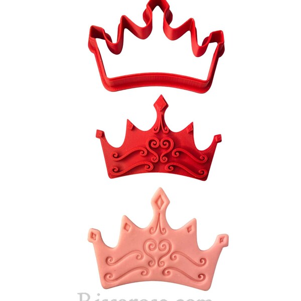 Crown Cookie Cutter Etsy