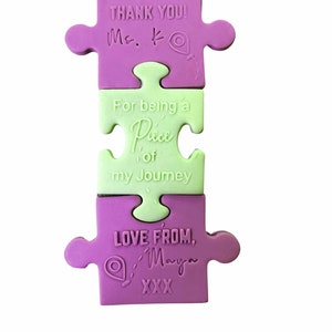 Thank you Teacher Puzzle Cookie Cutter Stamp