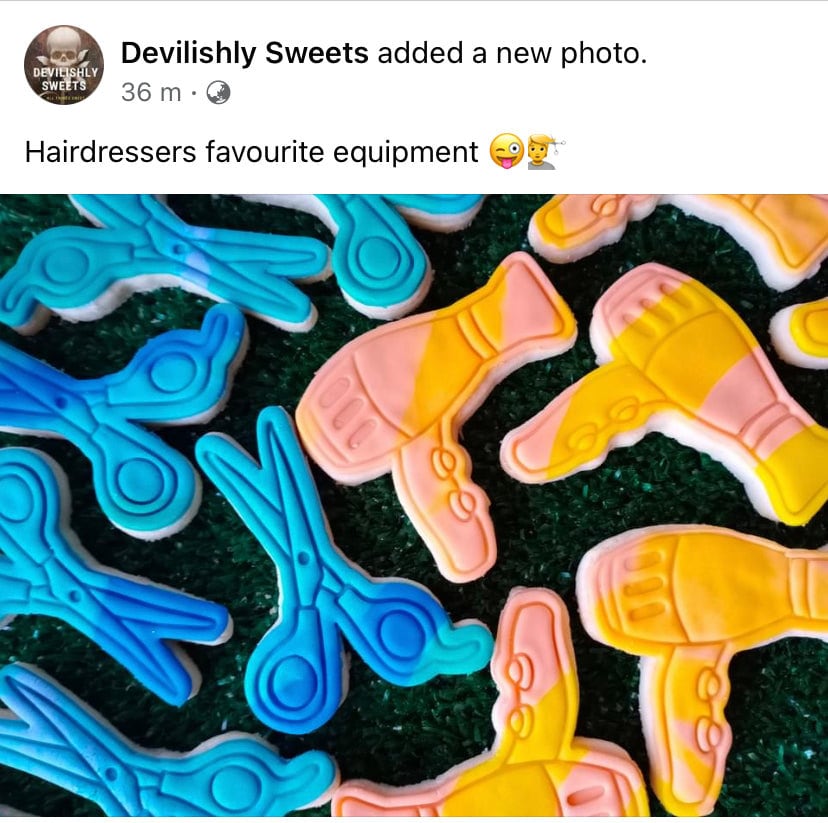 Hairdresser Hair Salon Cookie Cutter Stamp Hair Dyer Hair Etsy