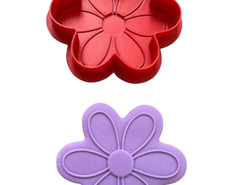 Flower cookie cutter stamp daisy