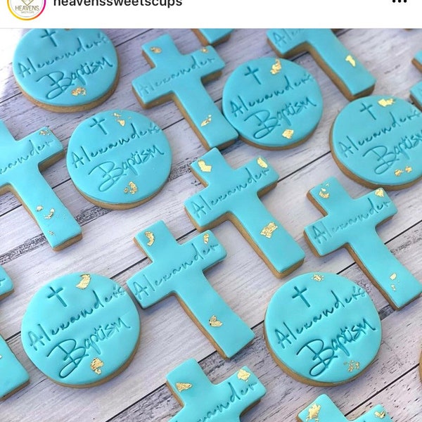 Baptism Cookies Etsy