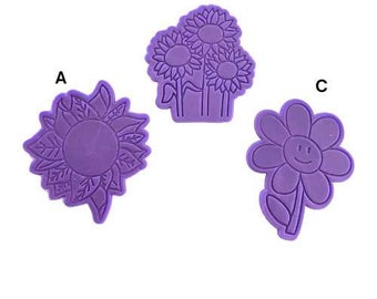 Paquete de sellos de cortador de galletas de girasol