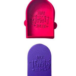 Talk Thirty to me Cookie Cutter debosser arch style