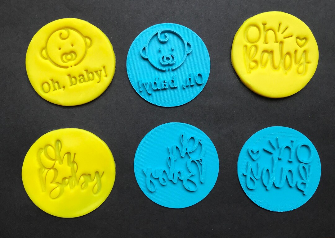 Stylish Oh Baby Cookie Stamp Fondant Embosser Cake Decoration Baby