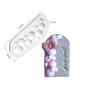 Balloon Garland Silicone Mould Cake Fondant Sugarcraft Soap Birthday Theme