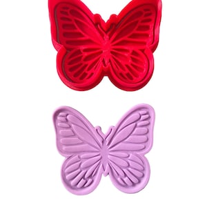 Butterfly cookie cutter stamp - monarch