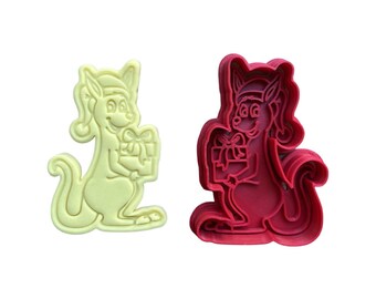Kangaroo christmas cookie cutters Australian animals