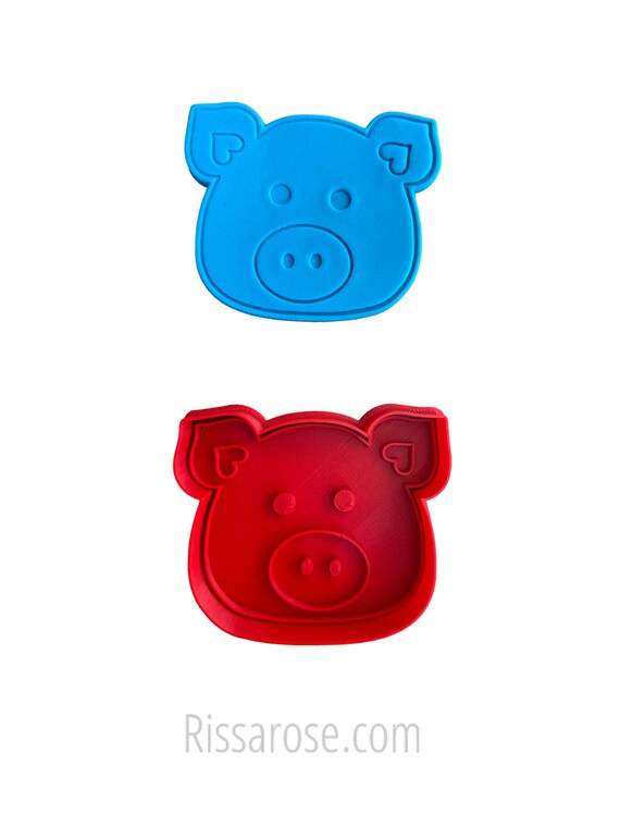 Set Di 5 Formine Per Biscotti Animali Della Fattoria | Stampini Per Biscotti Con Dettagli | Regalo Per Bambini E Festa A Tema - 6