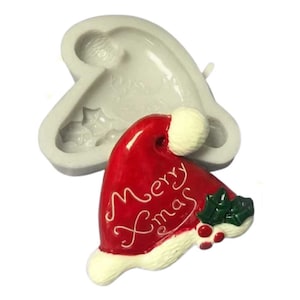 Christmas hat Silicone Mould Merry Xmas