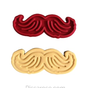 Moustache cookie cutter mini moustache father&#39;s day