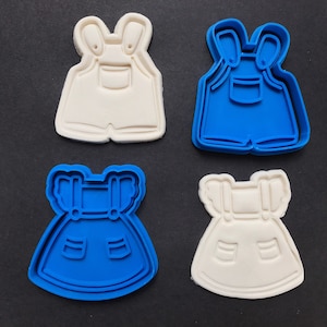 Baby Boy Baby Girl clothes Cookie Cutters Stamps Fondant Embosser  AU Seller