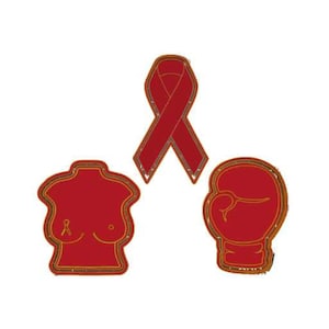 Breast Cancer Awareness Cookie Cutter Stamp cancer logo flight glove