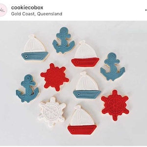 Sailing Theme Cookie Cutter Stamp