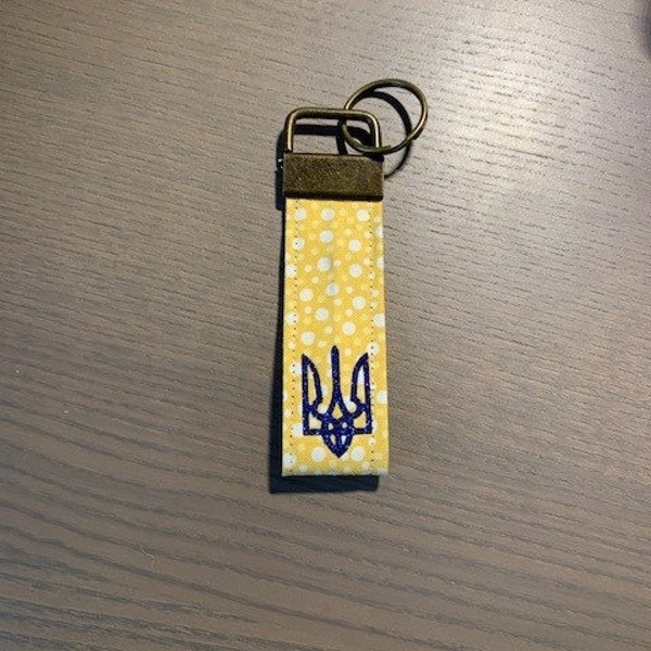 Ukrainian Trident Keychain