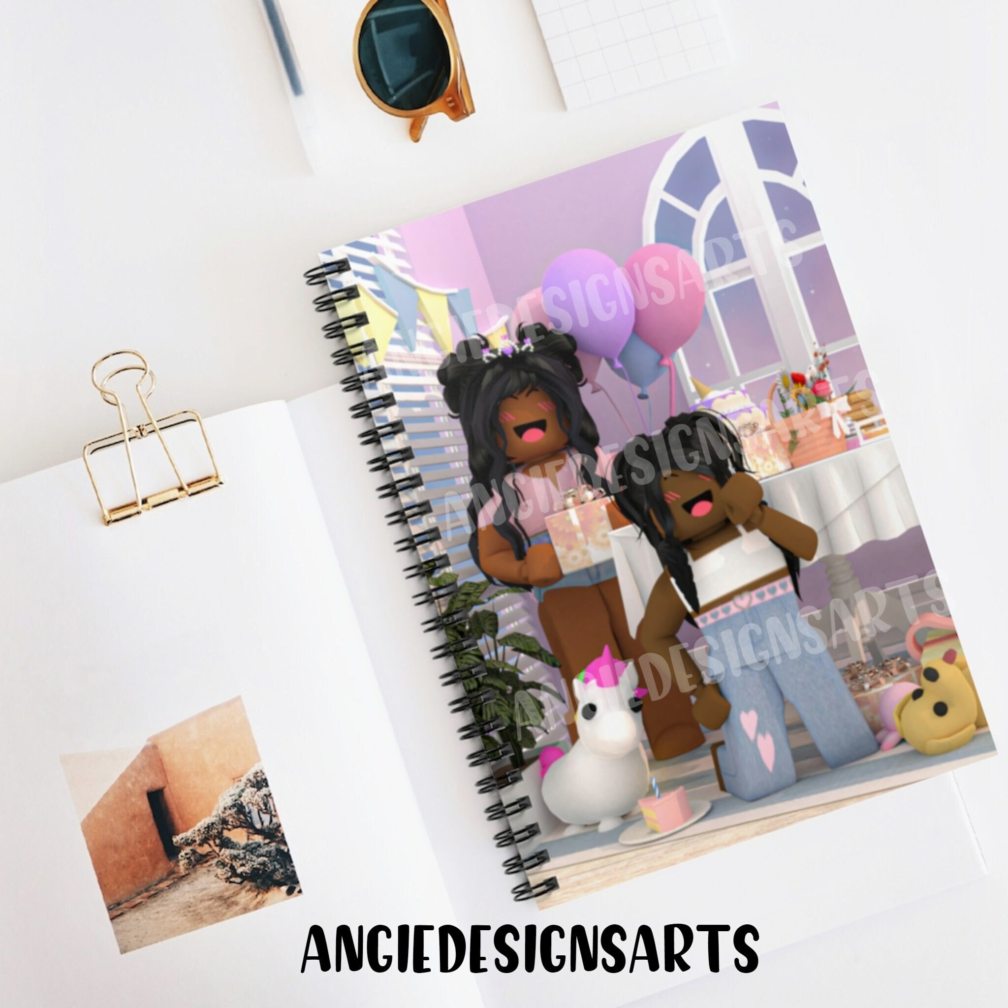 Chica Roblox Spiral Notebook Línea Reglada Chica Roblox - Etsy México