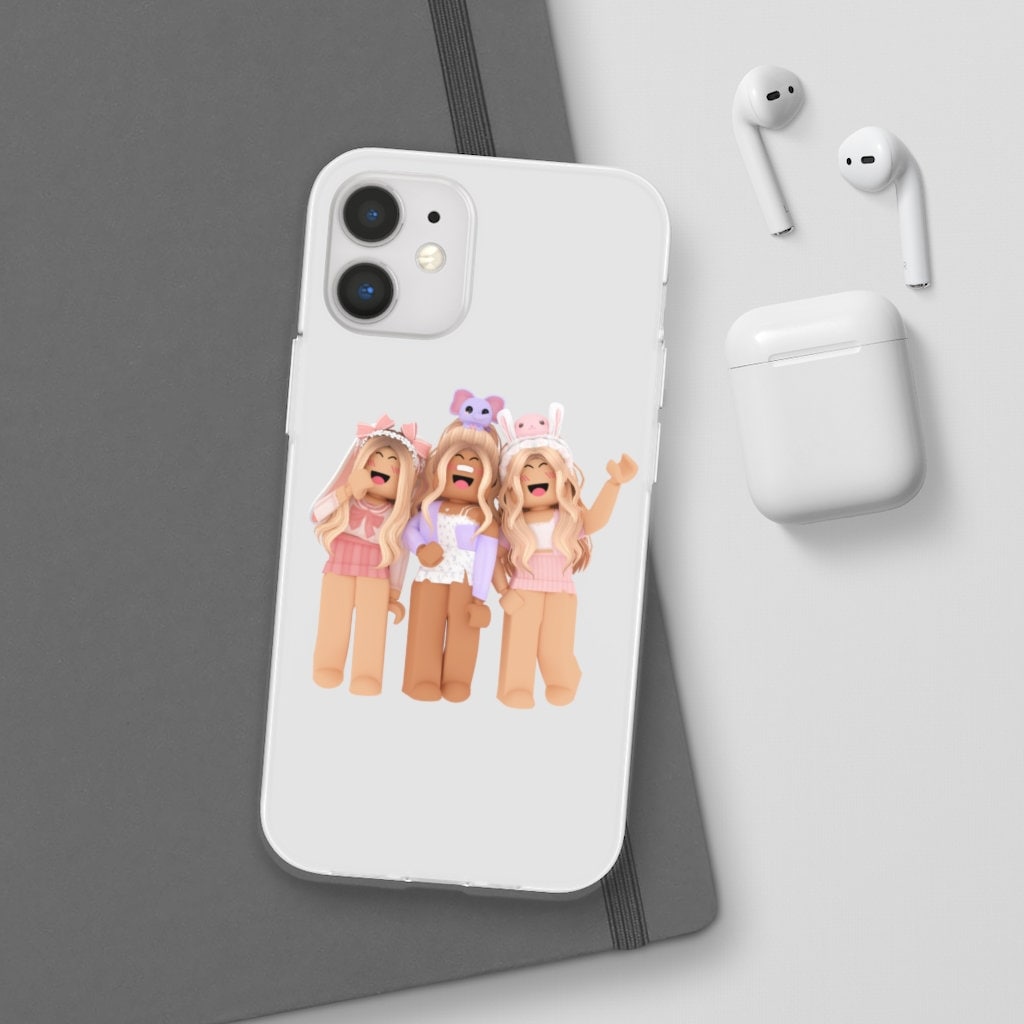 Girl Roblox Flexi Phone Case Girl Roblox Birthday Party Gift Etsy