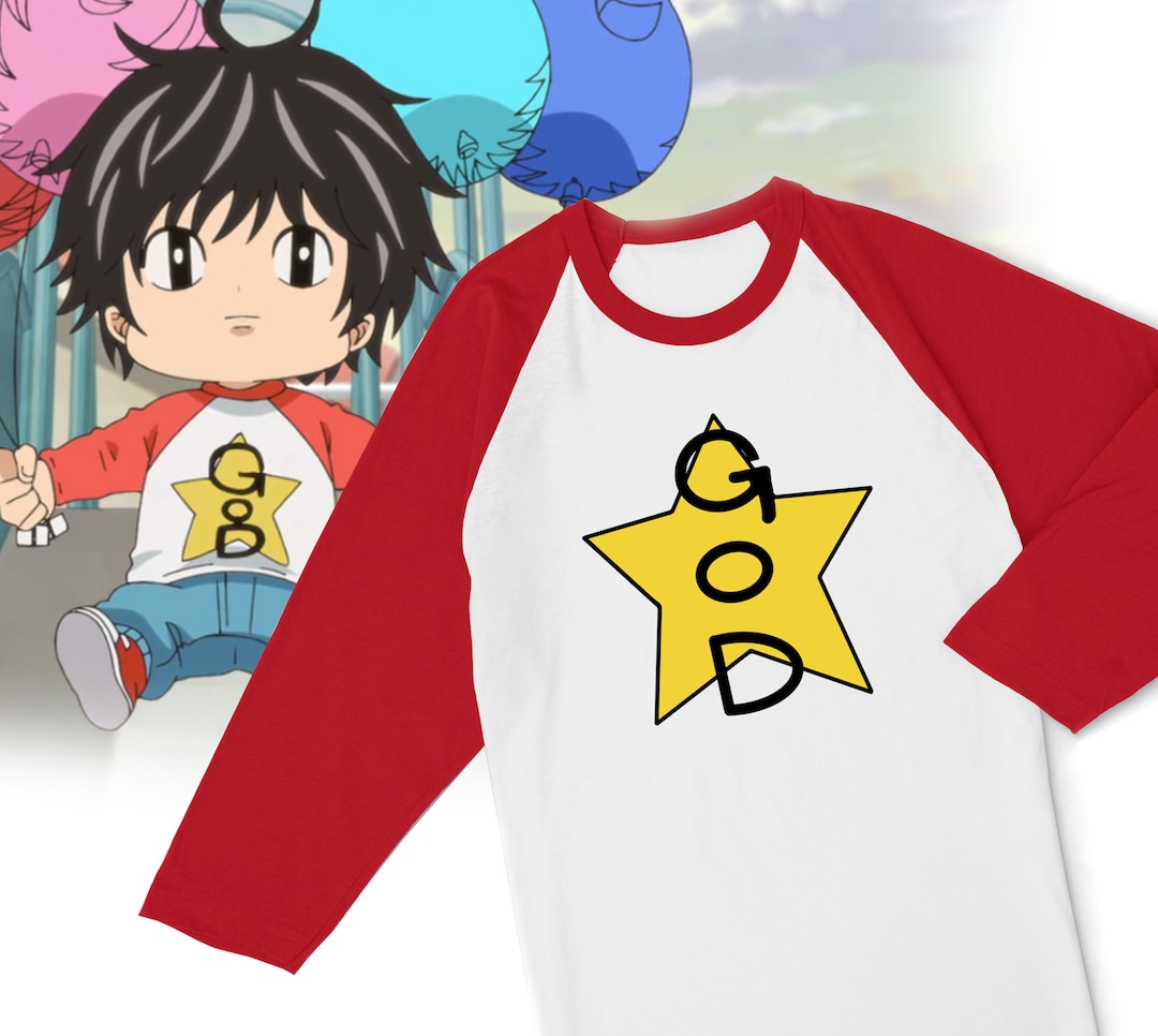 Kotaro Lives Alone Cosplay Unisex 3/4 Sleeve Shirt Anime Star God