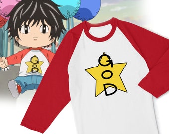 Kotaro Lives Alone Cosplay Unisex Maglietta a maniche 3/4 Anime Star God Netflix Costume, Regalo
