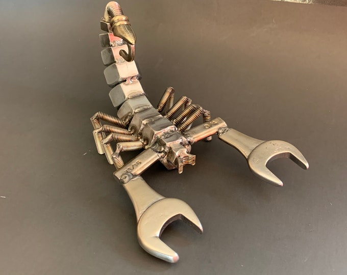 Scrap Metal Scorpion Sculpture Etsy