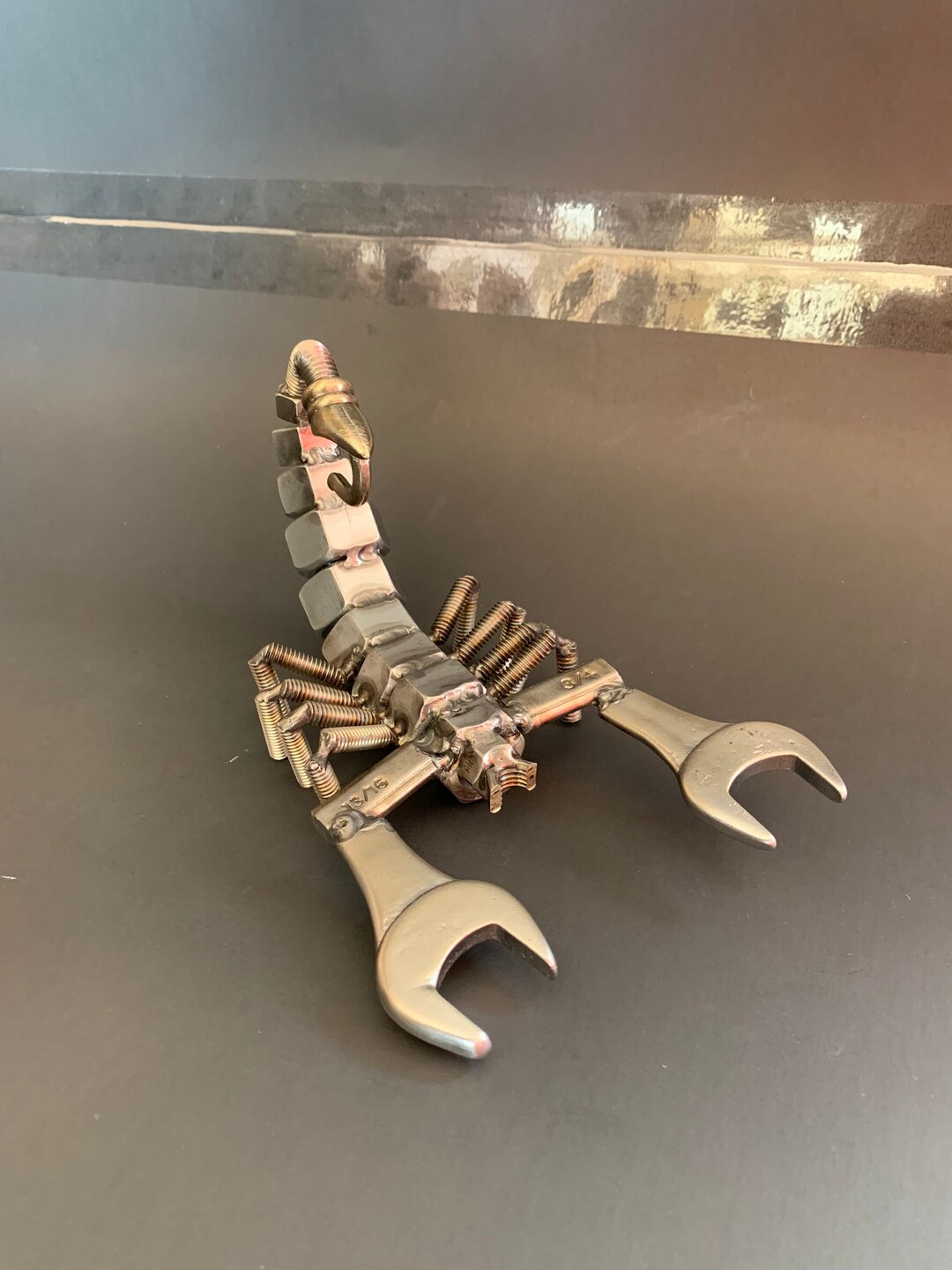 Scrap Metal Scorpion Sculpture Etsy