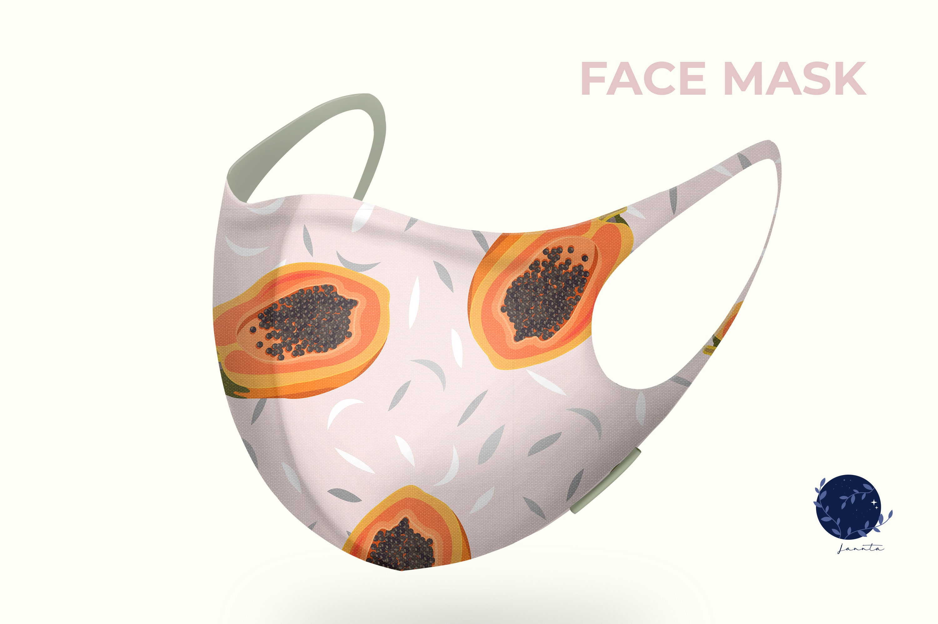 Papaya Digital Papers / Fruit Paper Set Wrapping / Tropical Etsy España