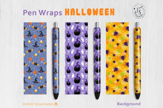 Spooky Cat Pen Wrap PNG Halloween Witch Wraps Png Autumn | Etsy