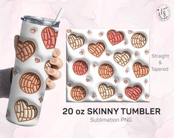 3D Concha Tumbler Wrap, Mexican Design (Digital Download)