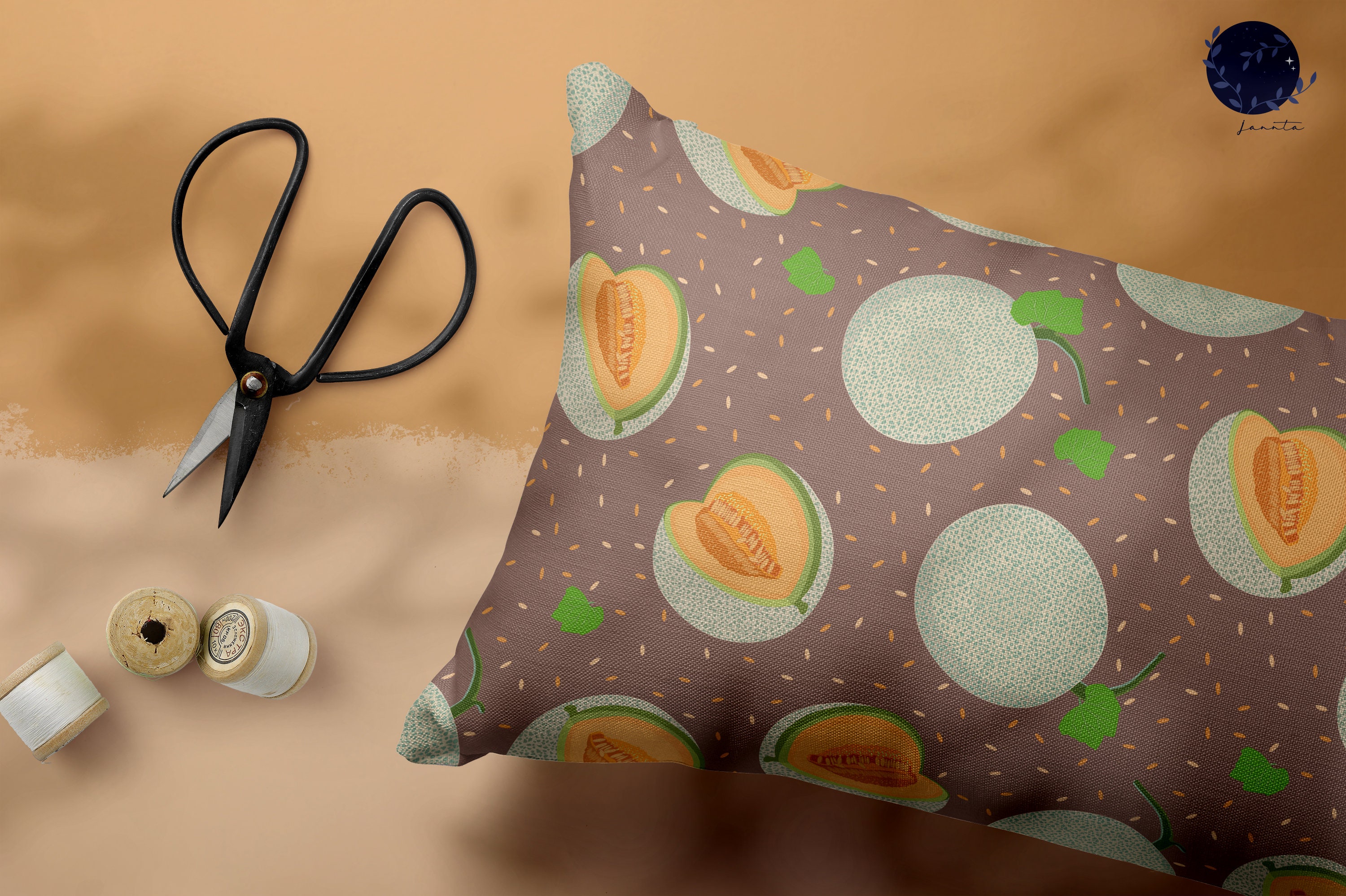 Melon Digital Paper Pack Honeydew Cantaloupe Healthy Fruit Etsy UK