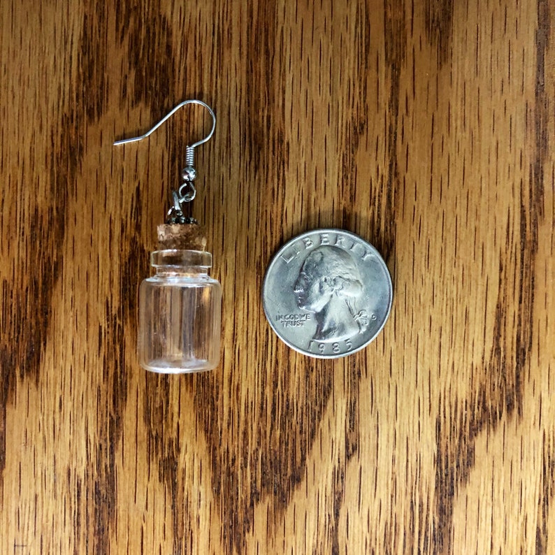 Floral Apple Jar Earring